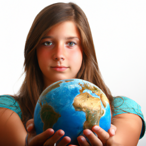 Holding the world with affection.